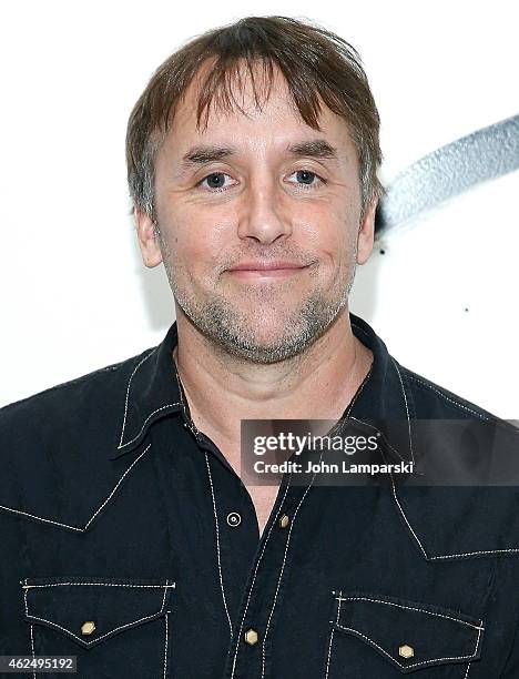 Director Richard Linklater attends AOL Build Speaker Series presents Richard Linklater, Director of "Boyhood" at AOL Studios In New York on January...