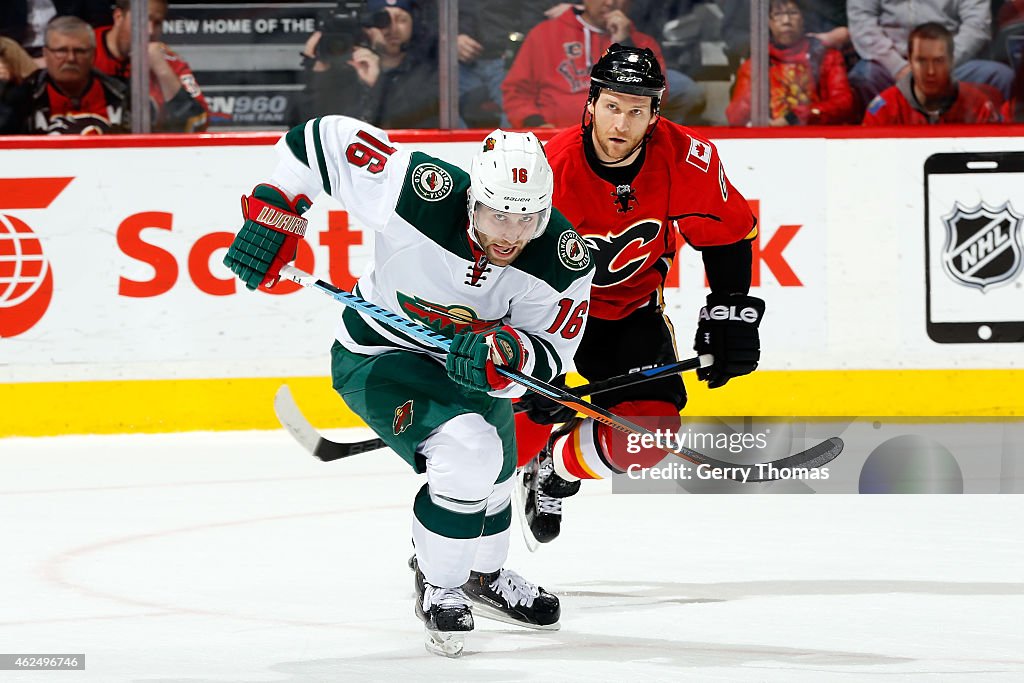 Minnesota Wild v Calgary Flames