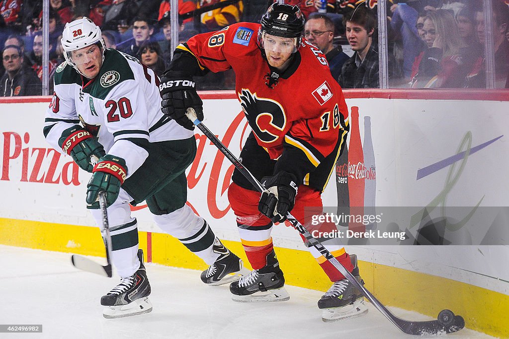 Minnesota Wild v Calgary Flames