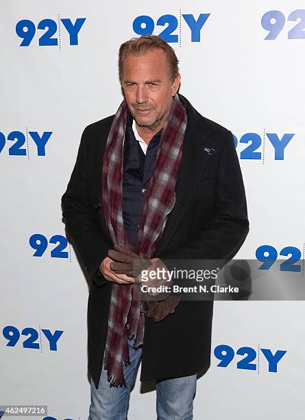 Actor Kevin Costner attends 92nd Street Y Presents : "Black or White" Preview Screening at 92nd Street Y on January 29, 2015 in New York City.