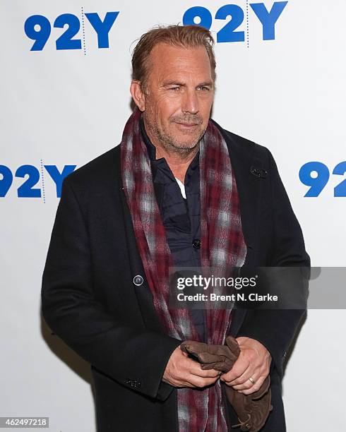 Actor Kevin Costner attends 92nd Street Y Presents : "Black or White" Preview Screening at 92nd Street Y on January 29, 2015 in New York City.