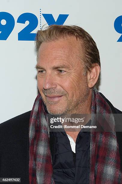 Actor Kevin Costner attends 92nd Street Y Presents: "Black Or White" Preview Screening at 92nd Street Y on January 29, 2015 in New York City.