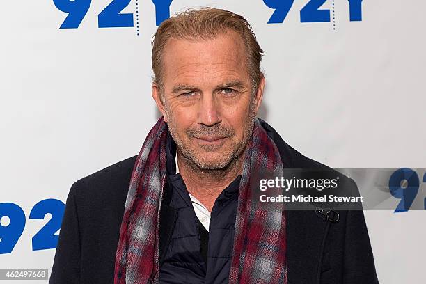 Actor Kevin Costner attends 92nd Street Y Presents: "Black Or White" Preview Screening at 92nd Street Y on January 29, 2015 in New York City.