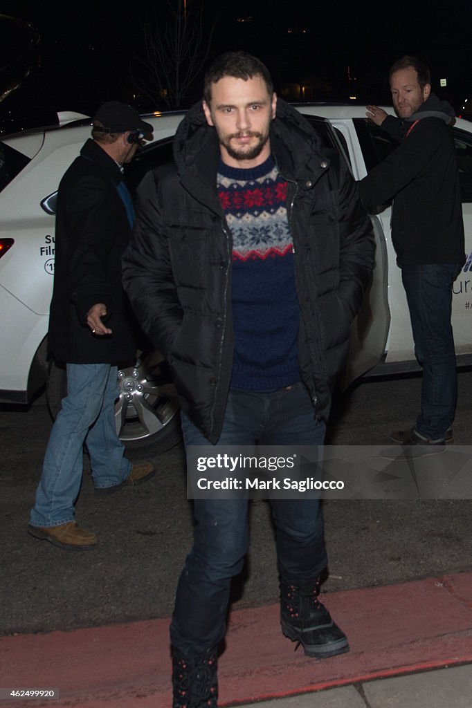 Celebrity Sightings In Utah - January 29, 2015