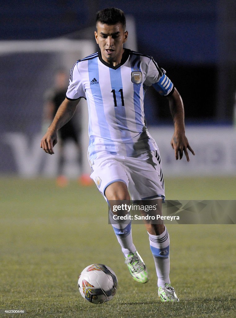 Argentina v Colombia - South American U-20 Uruguay 2015