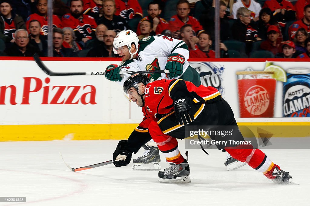 Minnesota Wild v Calgary Flames