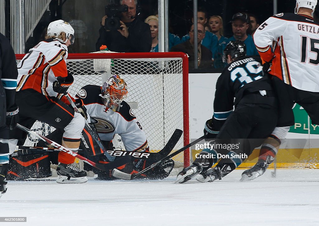 Anaheim Ducks v San Jose Sharks