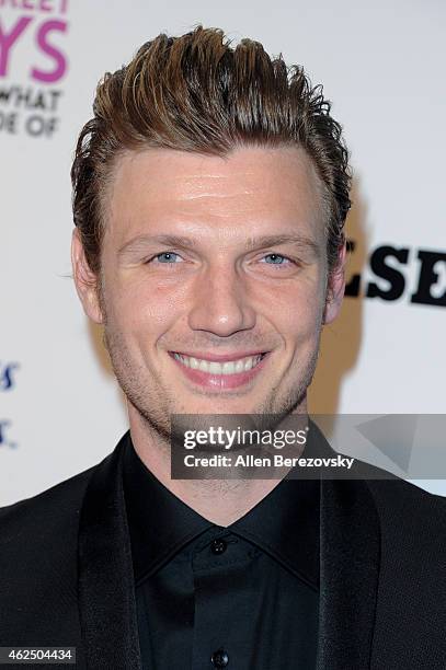 Singer Nick Carter of the Backstreet Boys attends the premiere of Gravitas Ventures' "Backstreet Boys: Show 'Em What You're Made Of" at ArcLight...