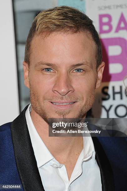 Singer Brian Littrell of the Backstreet Boys attends the premiere of Gravitas Ventures' "Backstreet Boys: Show 'Em What You're Made Of" at ArcLight...