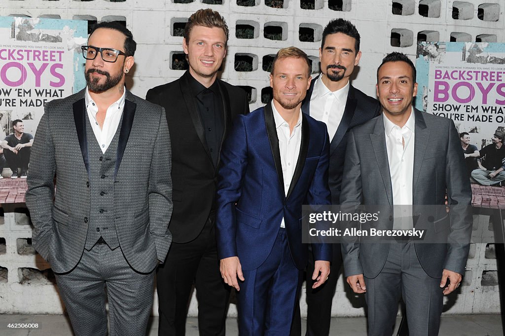 Premiere Of Gravitas Ventures' "Backstreet Boys: Show 'Em What You're Made Of" - Arrivals