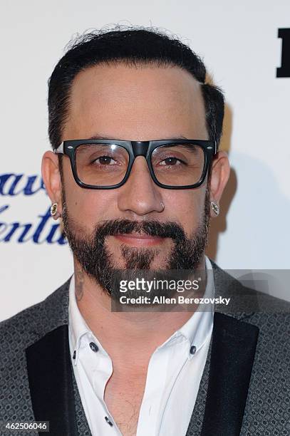 Singer AJ McLean of the Backstreet Boys attends the premiere of Gravitas Ventures' "Backstreet Boys: Show 'Em What You're Made Of" at ArcLight...