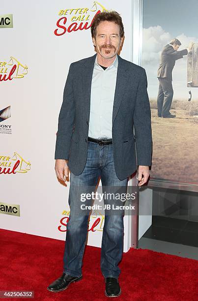 Bryan Cranston attends the "Better Call Saul" Los Angeles Series Premiere Screening held at Regal Cinemas L.A. Live on January 29, 2015 in Los...