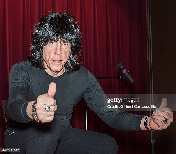 Musician Marky Ramone promotes and signs copies of his book 'Punk Rock Blitzkrieg: My Life as a Ramone' at Free Library of Philadelphia on January...