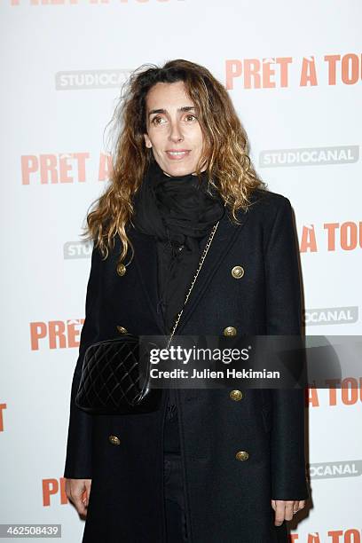 Mademoiselle Agnes attends 'Pret A Tout' Paris Premiere at Cinema Gaumont Marignan on January 13, 2014 in Paris, France.