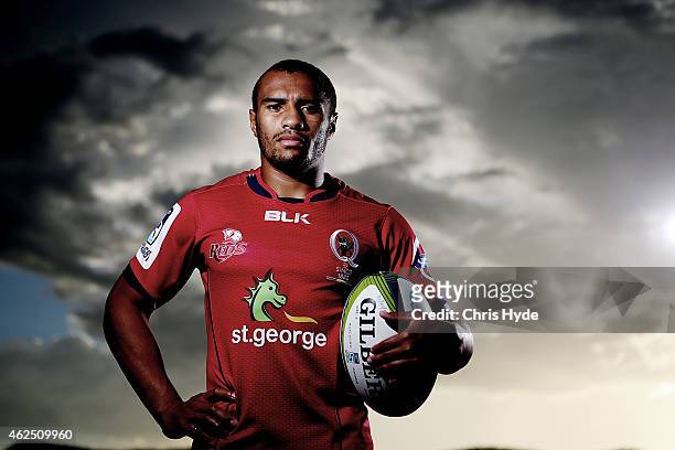 Will Genia poses after a Queensland Reds Super Rugby training session on January 30, 2015 in Cairns, Australia.