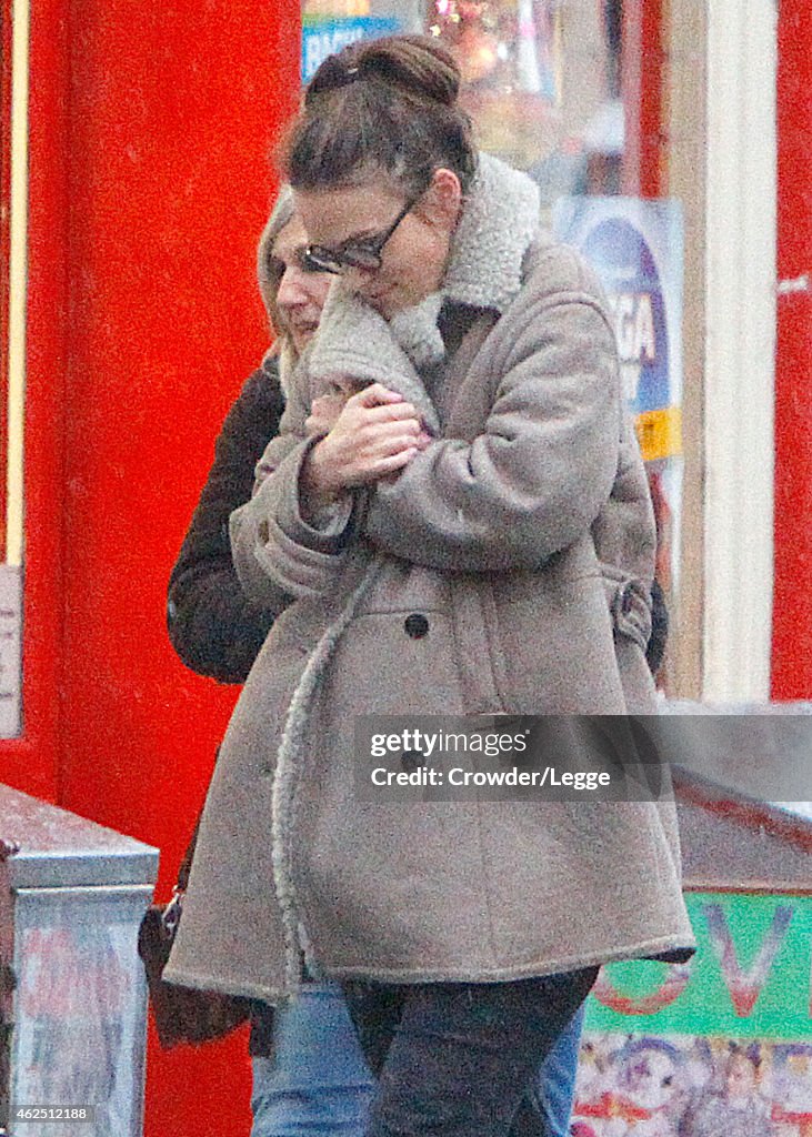 Keira Knightley Sighting In London - January 29, 2015