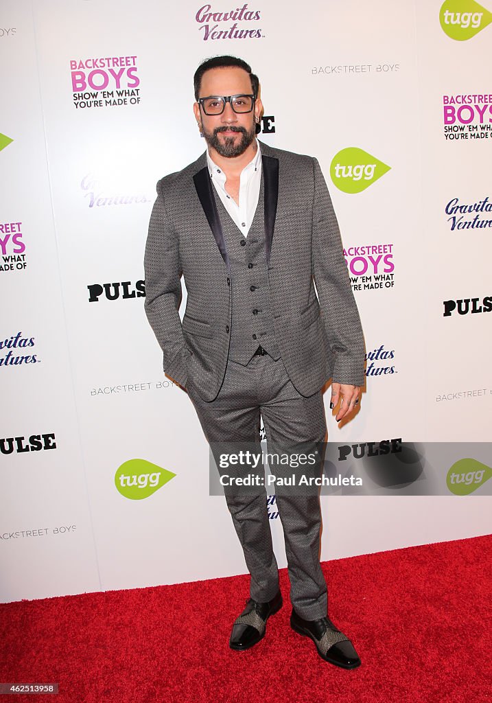 "Backstreet Boys Show 'Em What You're Made Of" - Los Angeles Premiere