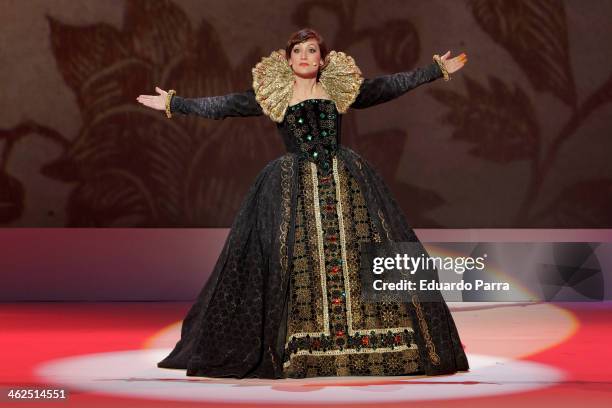 Ana Morgade performs during XIX Premio Cinematografico Jose Maria Forque at Palacio de Congresos on January 13, 2014 in Madrid, Spain.