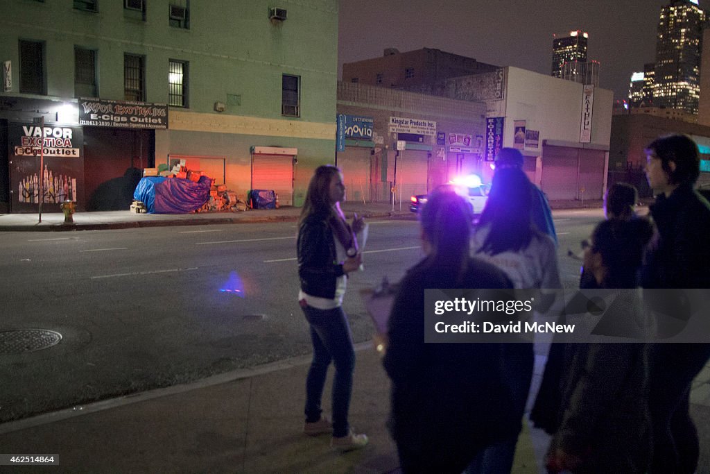 Volunteers Fan Out Across Los Angeles In Effort To Count City's Homeless