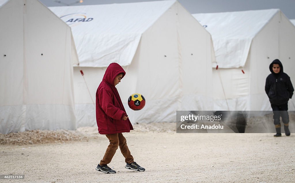 Syrian Children At Suruc Refugee Camp