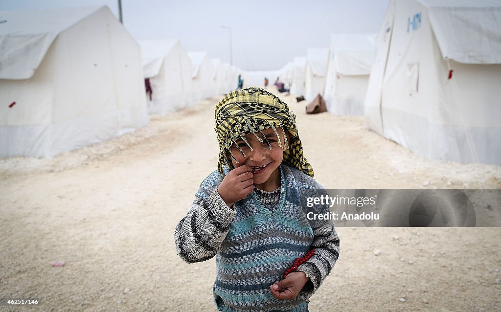 Syrian Children At Suruc Refugee Camp