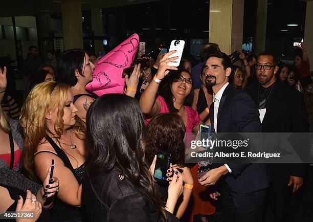 Singer Kevin Richardson attends the premiere of Gravitas Ventures' "Backstreet Boys: Show 'Em What You're Made Of" at on January 29, 2015 in...