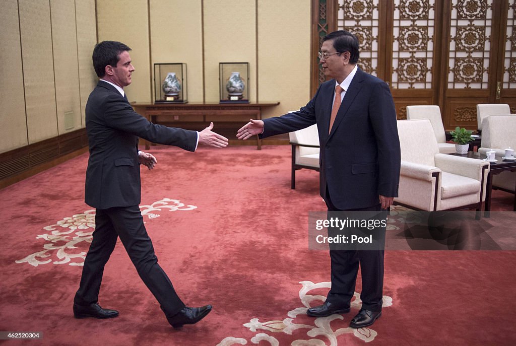 French Prime Minister Manuel Valls Visits China