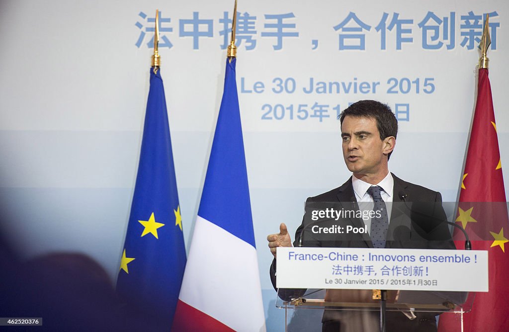 French Prime Minister Manuel Valls Visits China