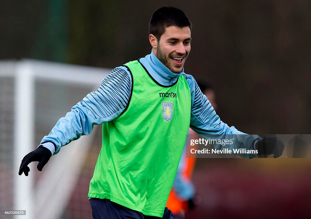 Aston Villa Training Session