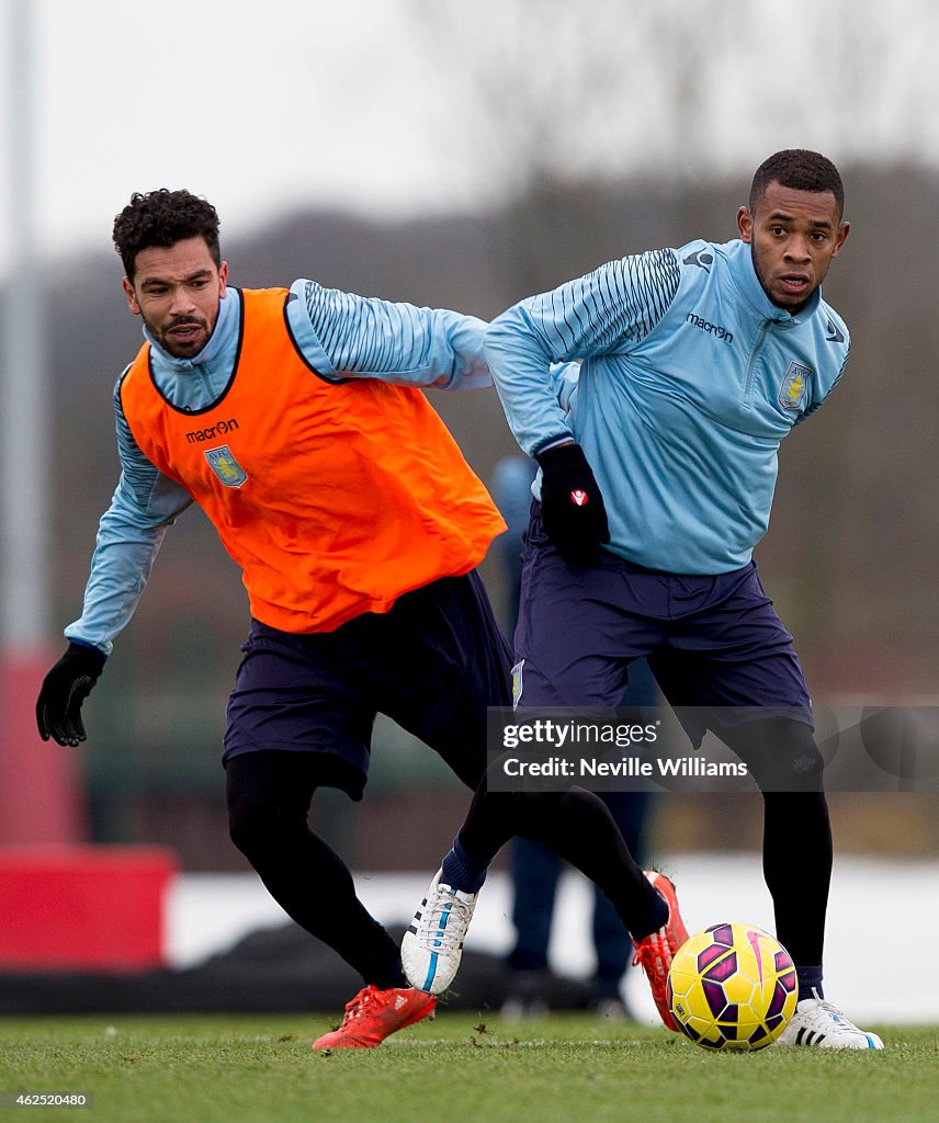 Aston Villa Training Session