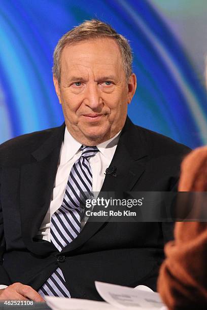 Former Treasury Secretary Larry Summers visits FOX Business Network at FOX Studios on January 30, 2015 in New York City.