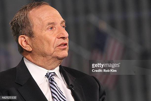 Former Treasury Secretary Larry Summers visits FOX Business Network at FOX Studios on January 30, 2015 in New York City.
