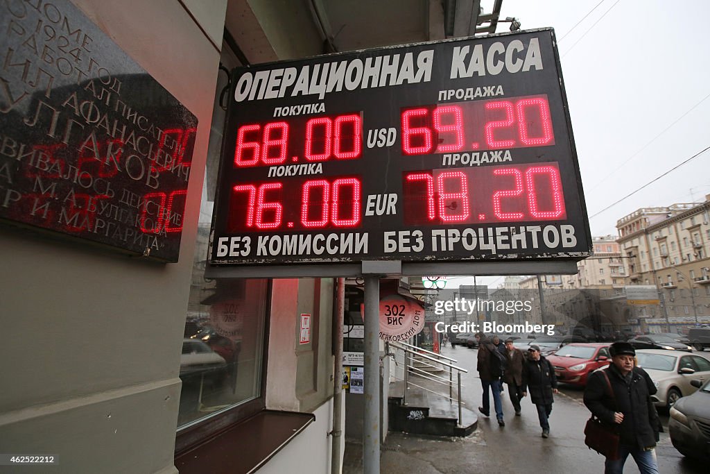 Currency Exchange And City Retail As EU Prepares Tougher Russian Penalties