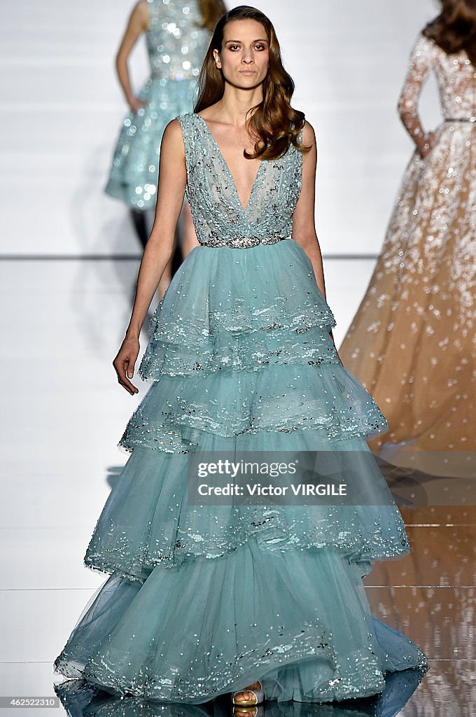 Zuhair Murad : Runway - Paris Fashion Week - Haute Couture S/S 2015