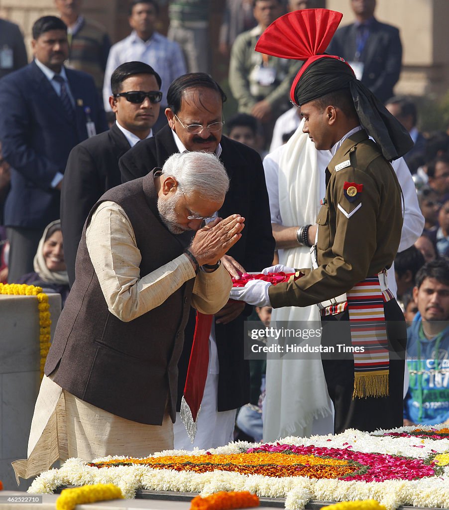 Nation Pays Homage To Mahatma Gandhi On His Death Anniversary