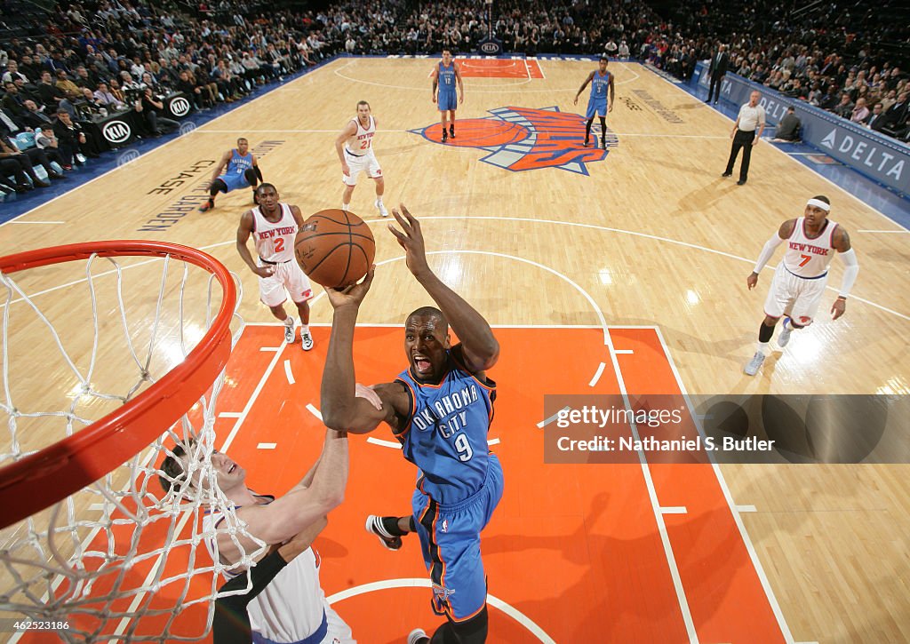 Oklahoma City Thunder v New York Knicks