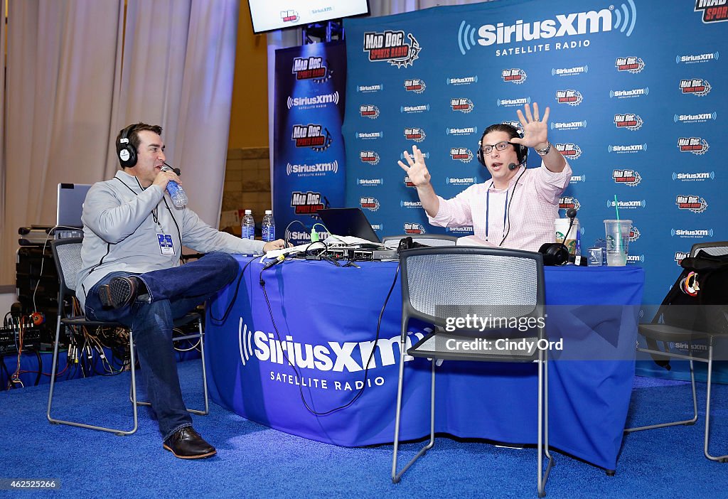 SiriusXM At Super Bowl XLIX Radio Row