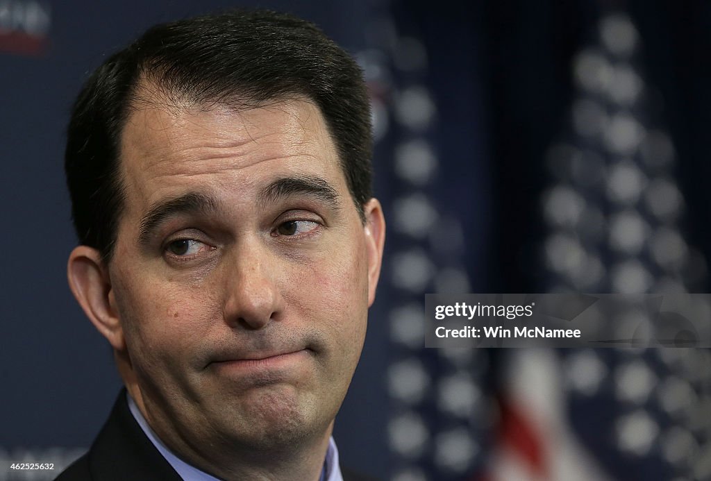 Governor Scott Walker Speaks At American Action Forum In D.C.