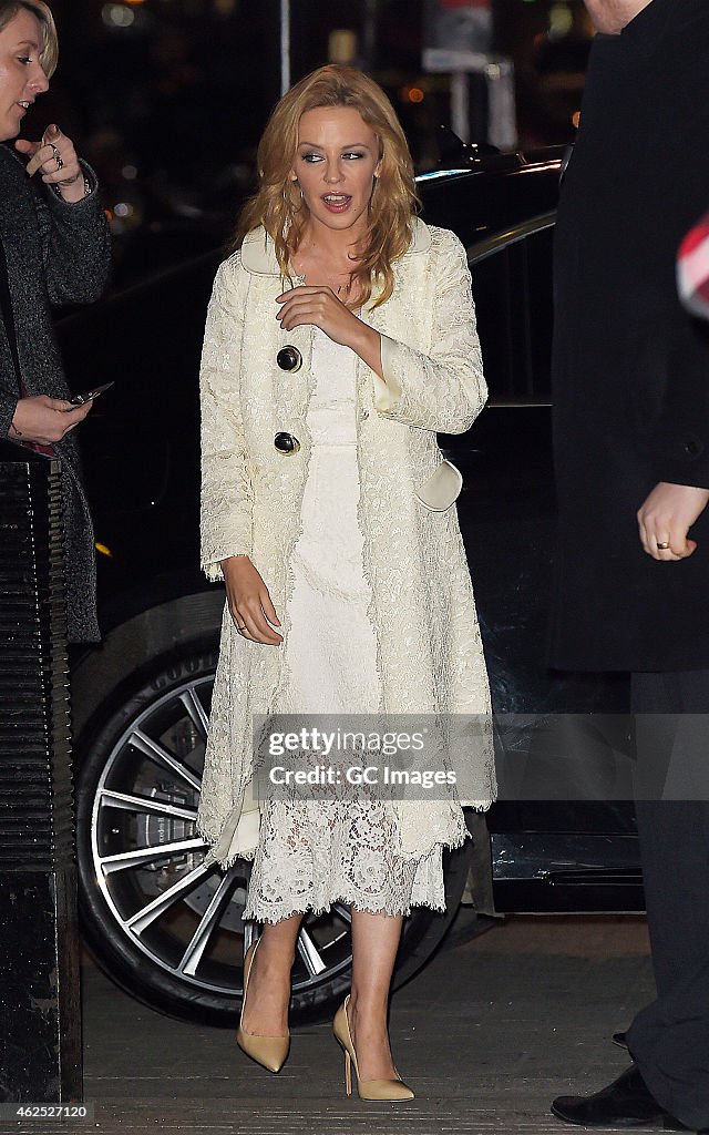 London Celebrity Sightings -  January 30, 2015