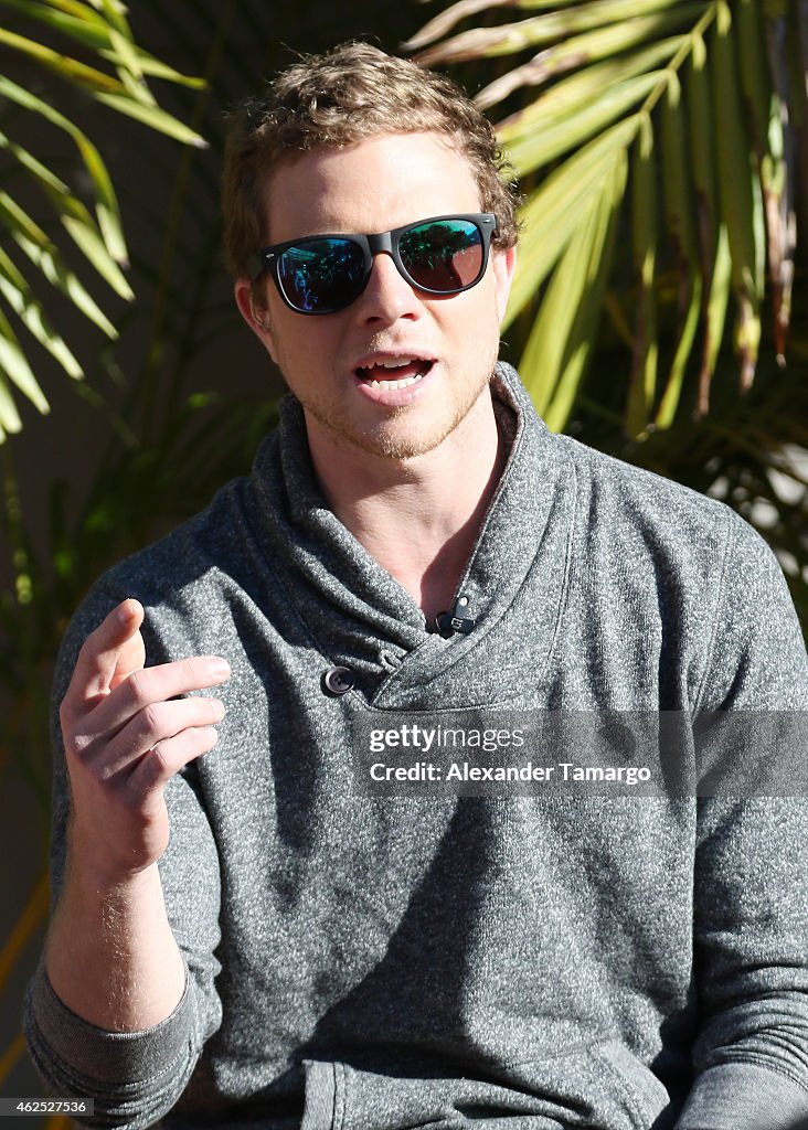 Celebrities On The Set of Despierta America - January 30, 2015