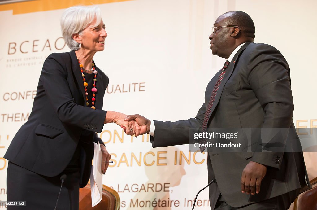 IMF Director Christine Lagarde Visits Senegal