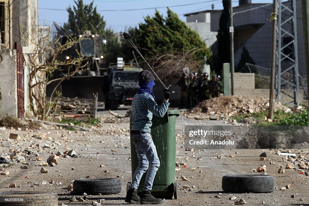 Palestinians protest against Israeli settlements in Nablus