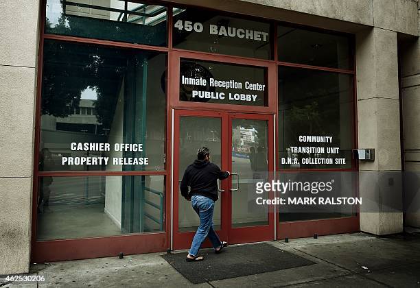 The Sheriff's Dept Inmate Reception Center is viewed where rapper Marion "Suge" Knight is being held until he is able to post bail in Los Angeles,...