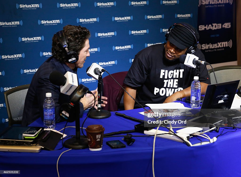 SiriusXM At Super Bowl XLIX Radio Row