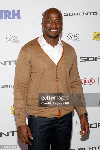 Football player Akbar Gbajabiamila attends day one of the Kia Luxury Lounge presented by ZIRH at Scottsdale Center for Performing Arts on January 30,...