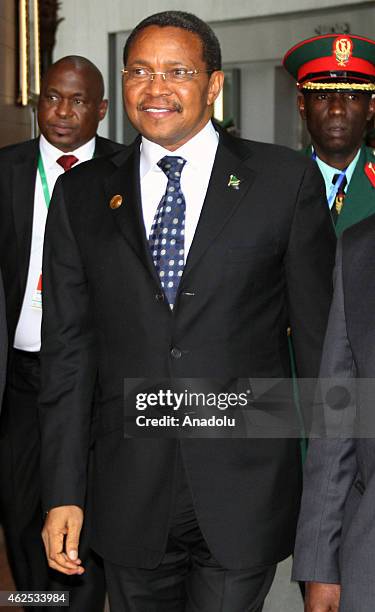 President of Tanzania Jakaya Kikwete attends 24th Ordinary Session of the African Union on January 30, 2015 in Addis Ababa, Ethiopia.