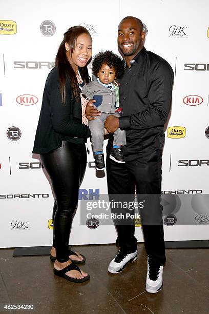Football player Alterraun Verner attends day one of the Kia Luxury Lounge presented by ZIRH at Scottsdale Center for Performing Arts on January 30,...