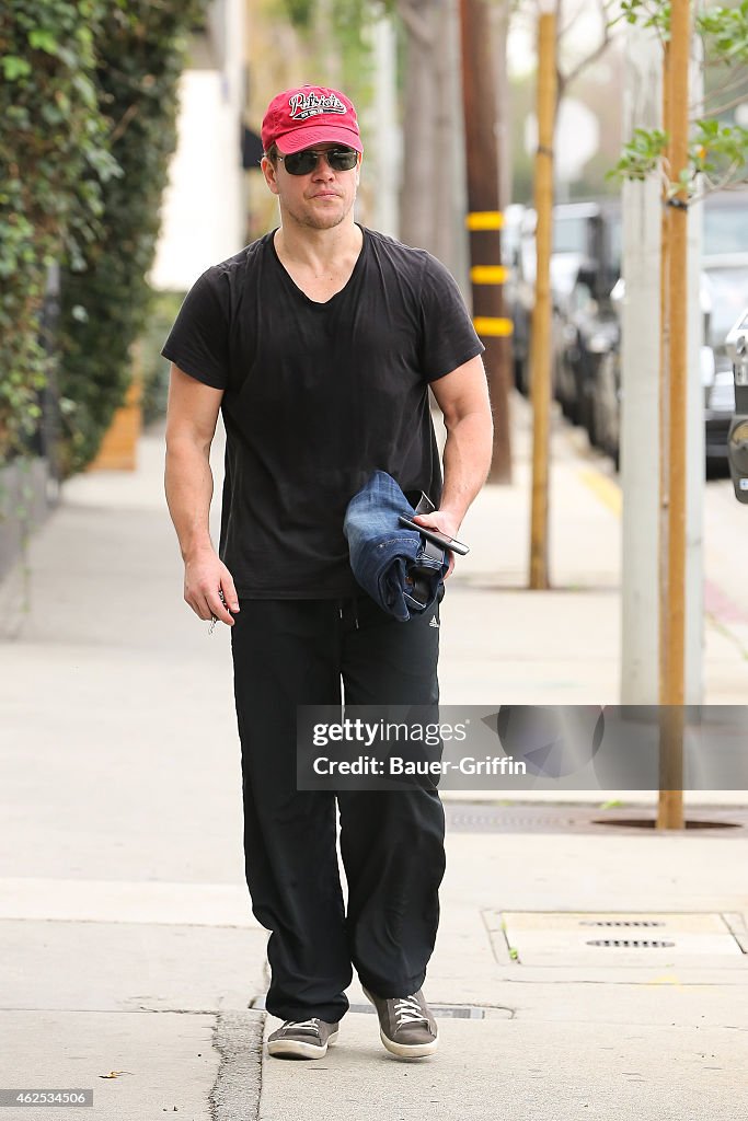 Celebrity Sightings In Los Angeles - January 30, 2015