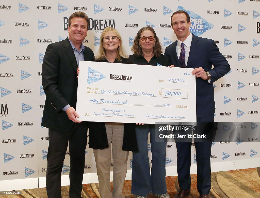 Drew Brees Announces $1,000,000 Charitable Donation And Super Service Challenge Winners