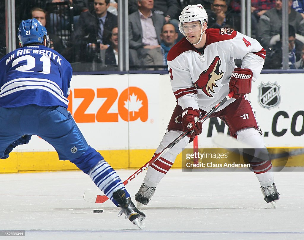 Arizona Coyotes v Toronto Maple Leafs